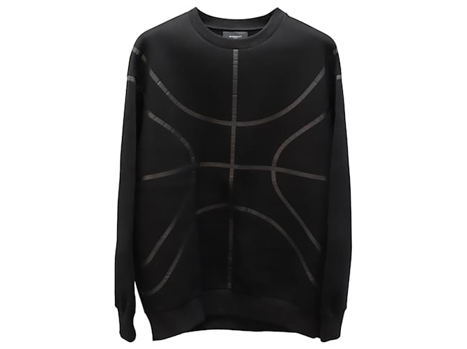 Givenchy Basketball Design Oversized Sweater in Black Viscose Cellulose fibre  ref.620355