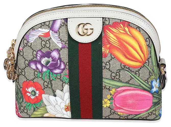 Gucci GG Flora Web Small Ophidia Shoulder Bag