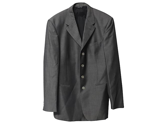 Versus Versace Blazer in Grey Virgin Wool  ref.620430