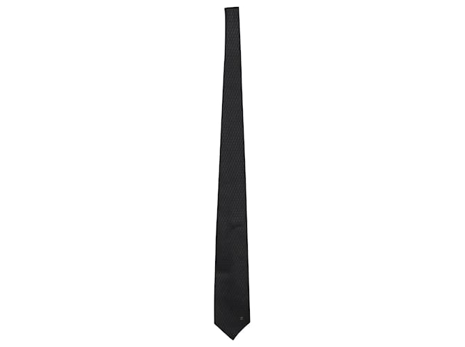 Bulgari Bvlgari Printed Tie in Grey Silk  ref.620434