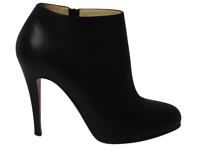 Christian Louboutin Belle Ankle boots in Black Leather  ref.620465