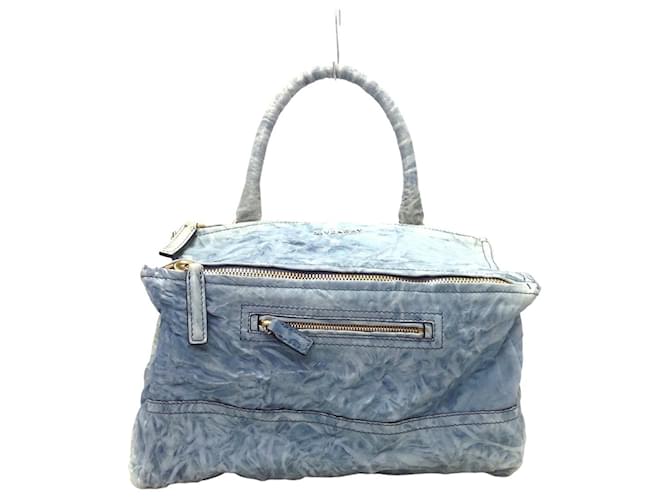 Givenchy Pandora Light blue Leather ref.620716 Joli Closet