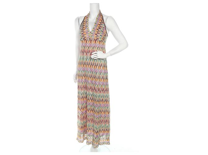Autre Marque Vestido largo Ana Alcazar de viscosa Multicolor