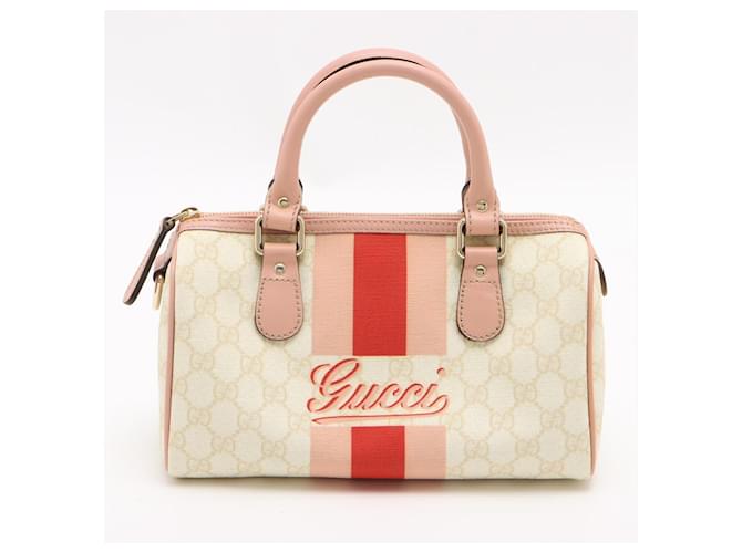 Gucci Joy Mini Boston bag Pink Cloth ref.621070 - Joli Closet