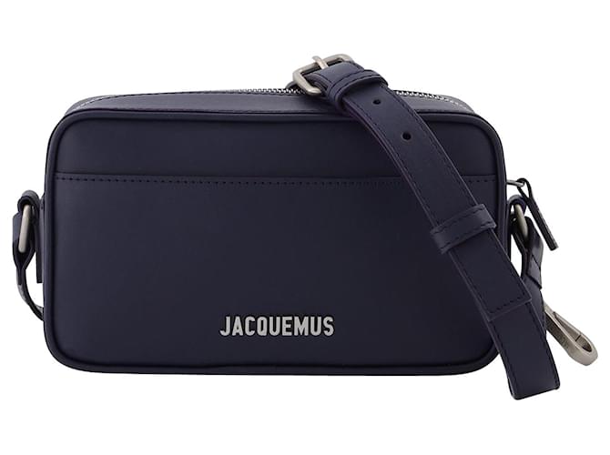 Jacquemus Le Baneto in Blue Leather  ref.621082