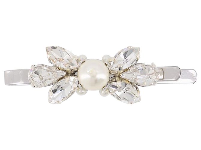 Simone Rocha Mini barrette à cheveux en cristal/perle