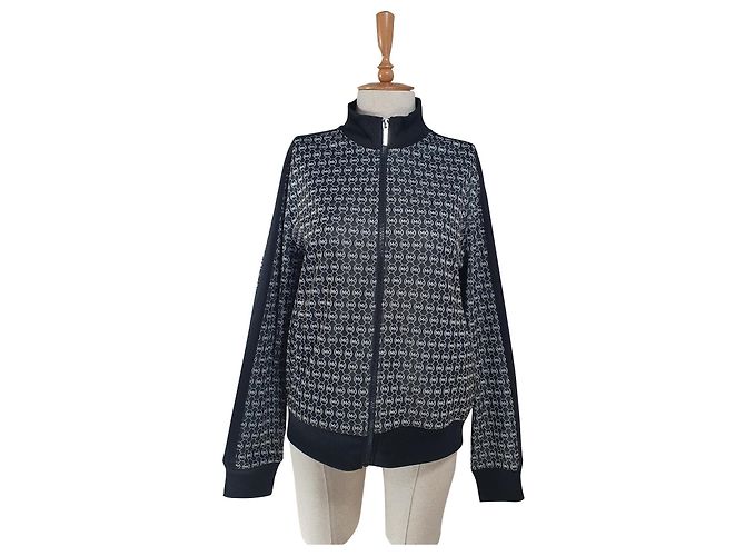 Michael Kors Charm Jacq Jacke Schwarz Weiß XL