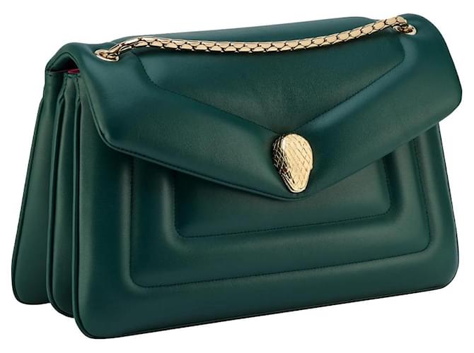 Bvlgari Pre-owned Small Serpenti Forever Handbag - Green