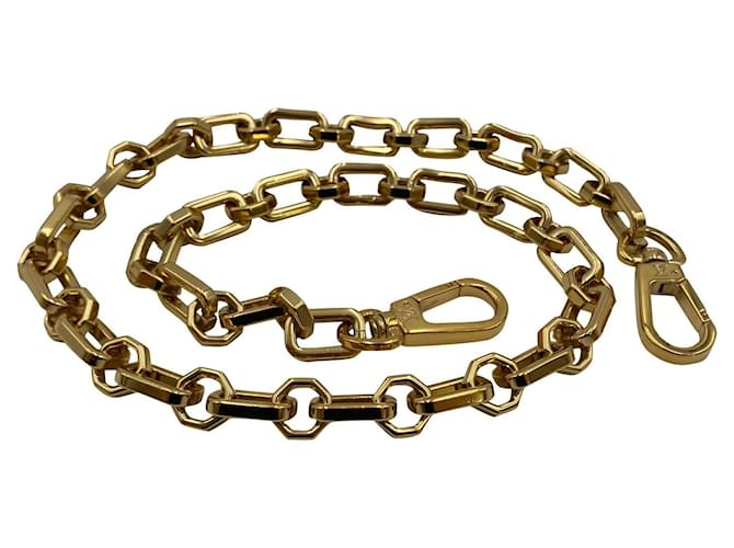 Louis Vuitton Golden detachable chain shoulder strap Metal  ref.622433