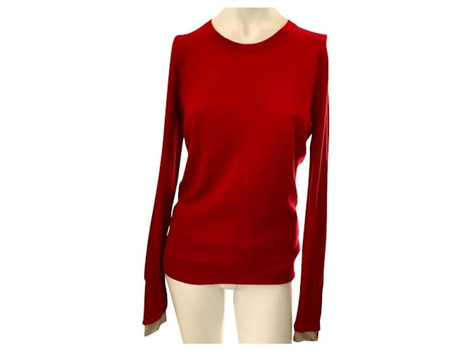 Burberry Knitwear Red Wool  ref.622558