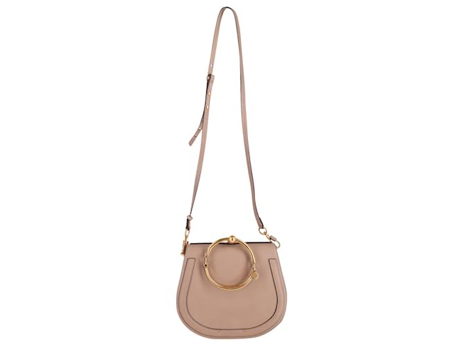 Chloé Chloe Medium Nile Bag in Grey Leather Brown Beige ref.622878 - Joli  Closet