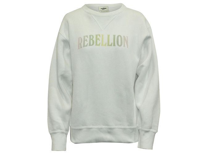 Isabel Marant Étoile Erise Sweatshirt aus weißer Baumwolle