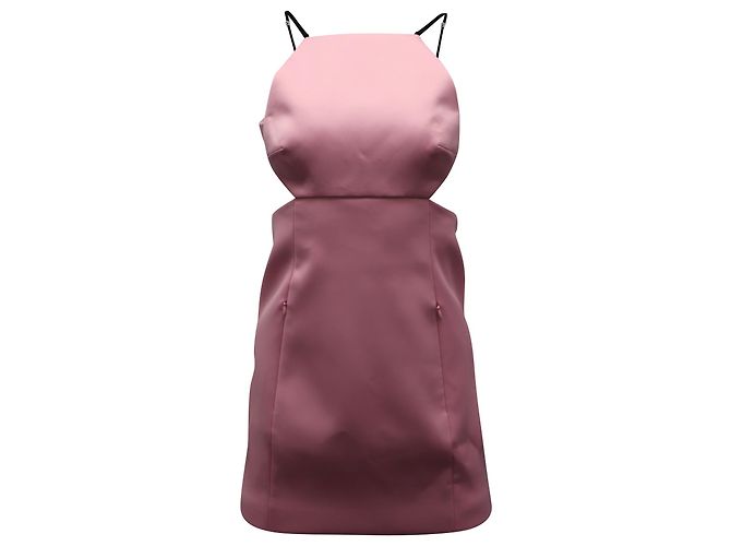 Alexander Wang Cutout-Minikleid mit Charms aus hellrosa Polyester Pink