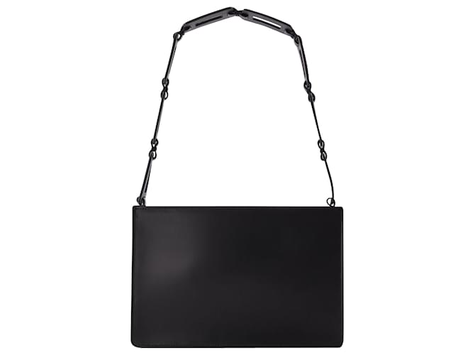 Staud Mina Shoulder Bag in Black Leather  ref.623083