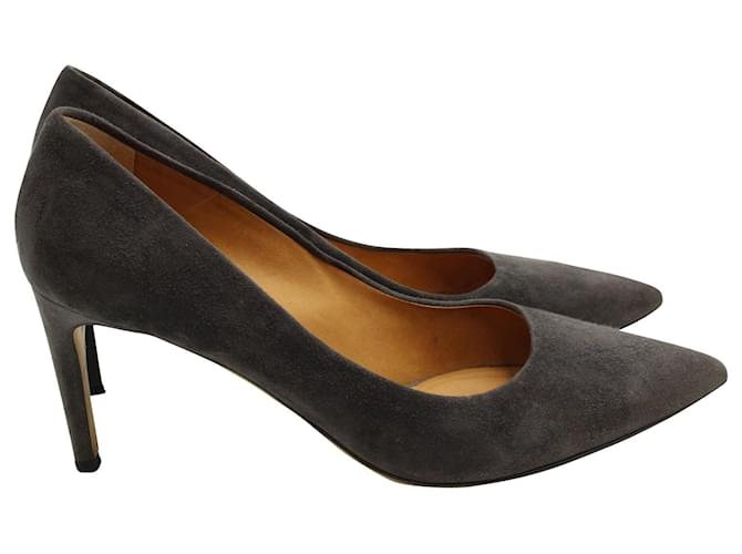 Isabel Marant Classic Pumps in Grey Suede  ref.623200
