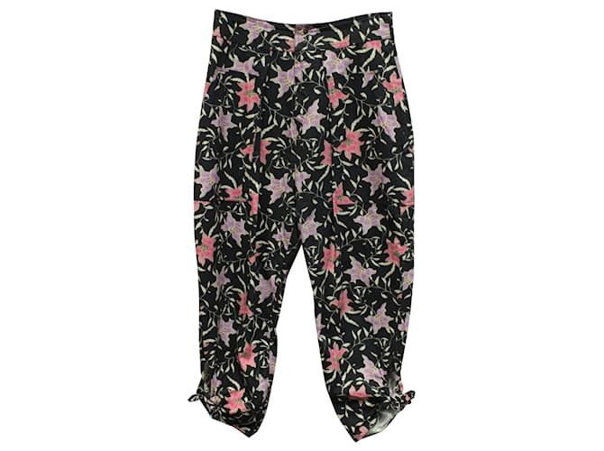 Isabel Marant Gaviao Floral Pants in Multicolor Cotton   ref.623216