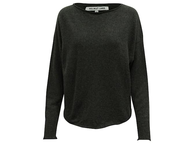 Helmut Lang Pullover aus grauem Kaschmir 