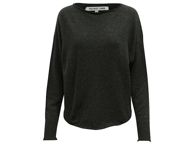 Helmut Lang Sweater in Grey Cashmere Wool  ref.623286