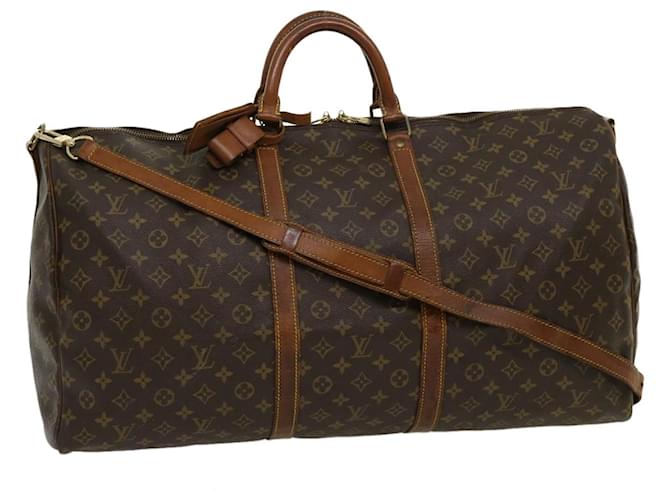 Louis Vuitton Monogram Keepall Bandouliere 60 Boston Bag M41412 LV Auth th2857 Cloth  ref.623370
