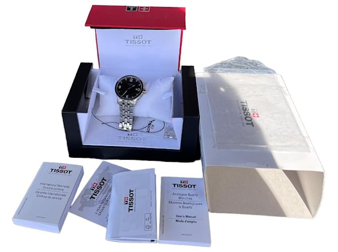 Tissot Quartz Watches Silvery Steel  ref.623457