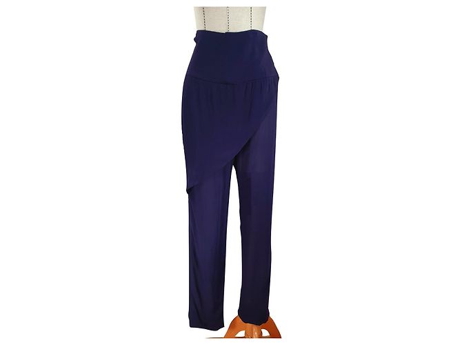 Calça Ann Demeulemeester Roxa de Viscose Roxo