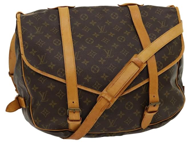 Auth Louis Vuitton Saumur 43 Shoulder Bag 