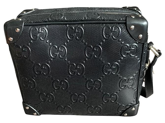 Gucci GG Unisex-Tasche Schwarz Leder  ref.623765