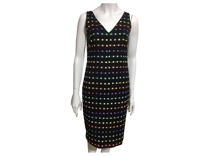 Diane Von Furstenberg Abito in tweed DvF Minetta Nero Multicolore