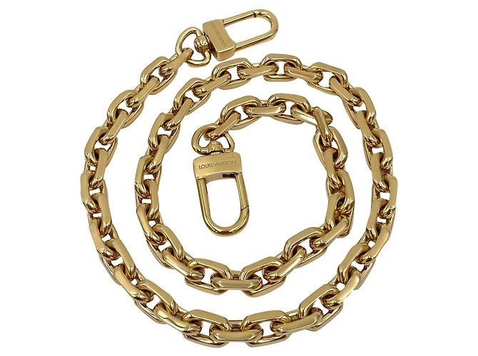 Bandoulière chaîne dorée Louis Vuitton