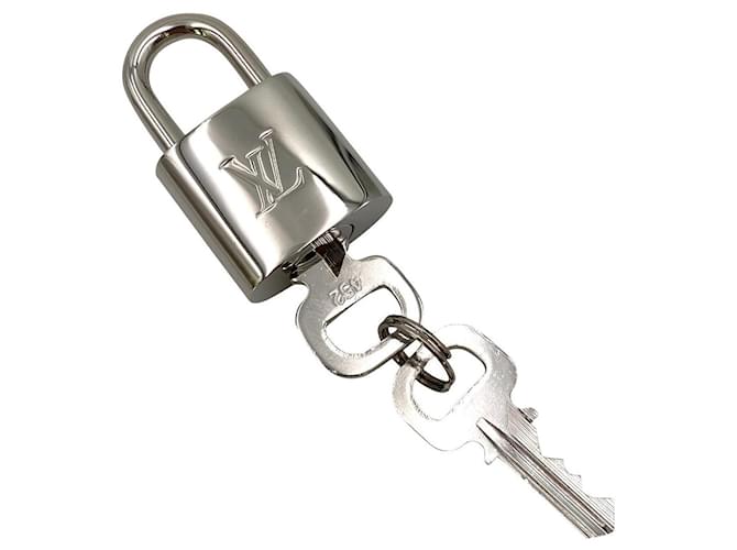 Louis Vuitton padlock 452 Argento Silvery Metal  ref.624208