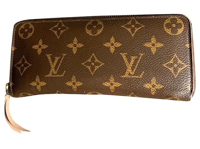 Louis Vuitton billetera clemencia Lienzo  ref.624274