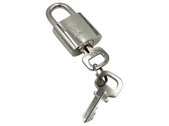 Louis Vuitton padlock 321 Argento Silvery Metal  ref.624312