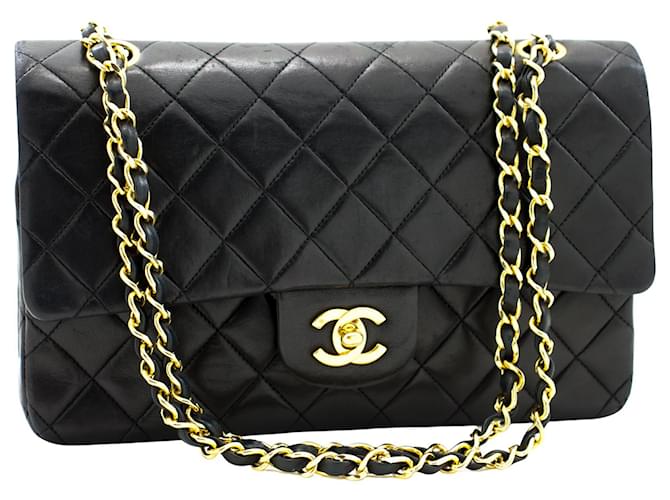Chanel Timeless Black Leather  ref.624344