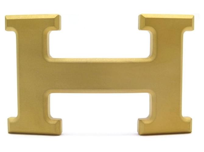 Hermès NEW HERMES H BELT BUCKLE FOR LINK 32 MM IN GOLDEN PVD GOLDEN BELT BUCKLE Metal  ref.624533