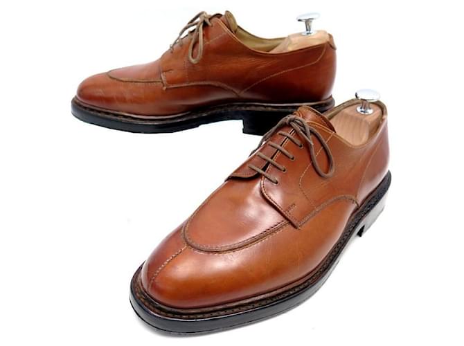 CHAUSSURES PARABOOT AVIGNON 6.5 40.5 DERBY CUIR MARRON BROWN LEATHER SHOES  ref.624584