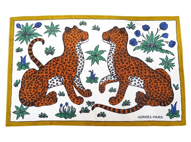 Hermes discount leopard towel