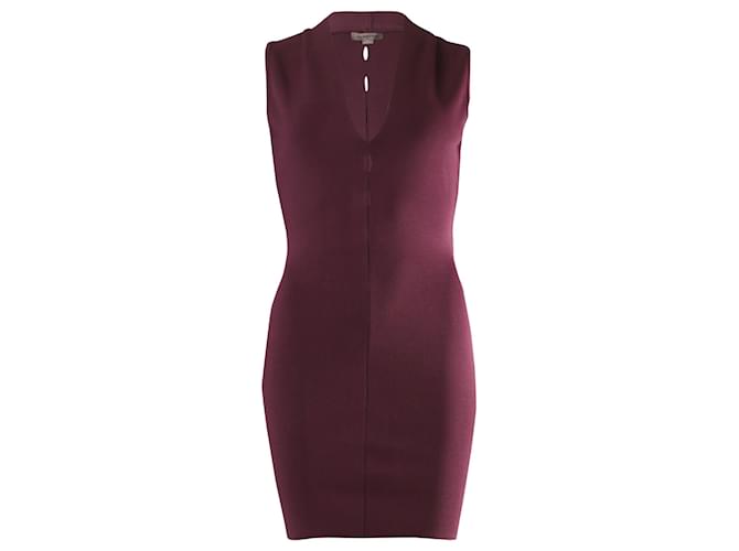 Alexander Wang Cut-Out Bodycon Dress in Burgundy Rayon  Red Dark red Cellulose fibre  ref.624773