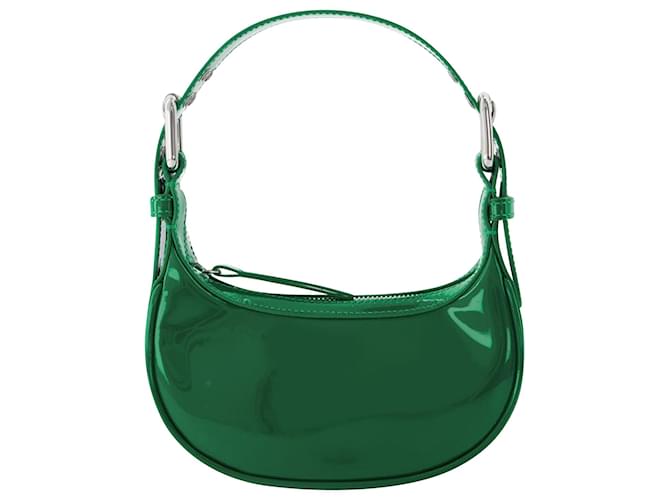 Autre Marque Mini Soho Bag in Green Patent Leather  ref.624820