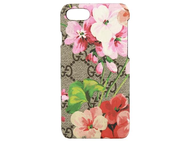 Gucci GG Supreme Floral iPhone 7 Case colors Cloth ref.624902 - Joli