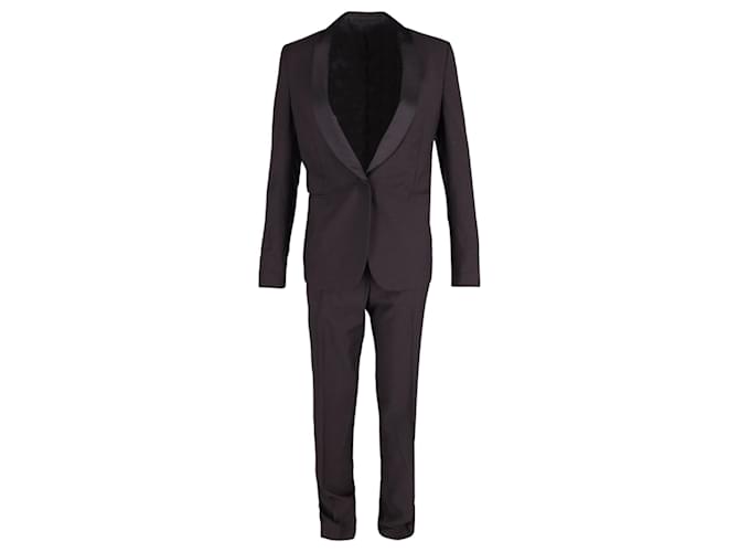 Conjunto de traje Lanvin de lana negra Negro  ref.624908