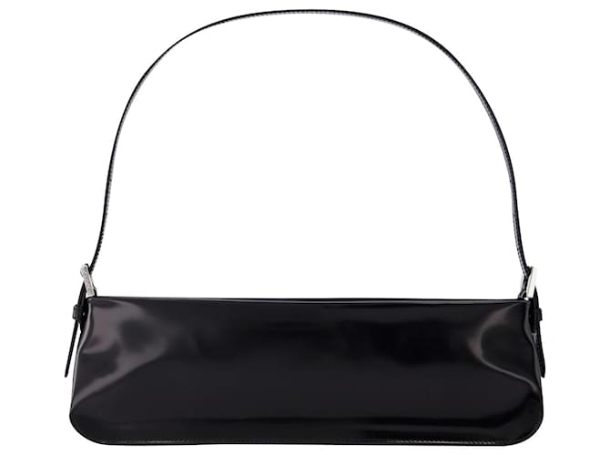 Autre Marque Borsa Lunga Dulce in Pelle Nera Nero  ref.624951