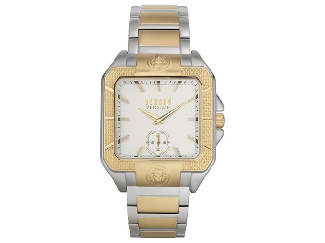Versus Versace Teatro Bracelet Watch Golden Metallic  ref.625062