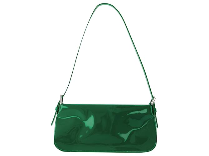 By Far Dulce Bag in Green Patent Leather  ref.625107