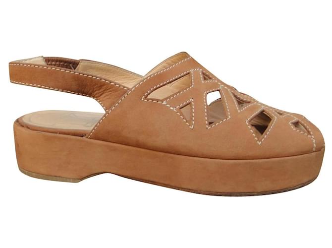 Colisee De Sacha Colisee sandals by Sacha p 36,5 Beige Leather  ref.625135