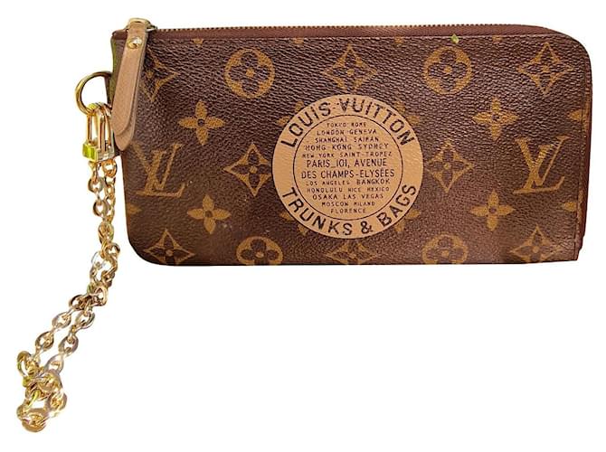 Cartera Louis Vuitton Complice Trunks & Bags de edición limitada Castaño Lienzo  ref.625326