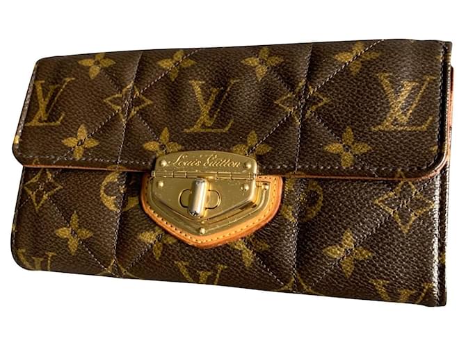 Louis Vuitton Wallets Brown Cloth  ref.625371