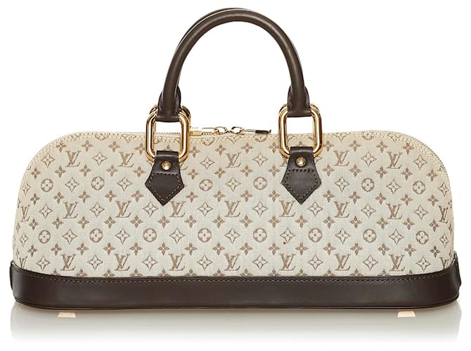 Louis Vuitton Brown Alma Mini Top Handle Bag