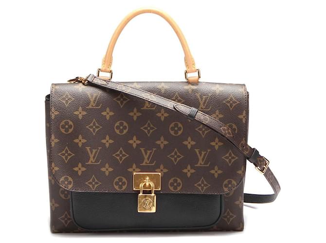 Louis Vuitton Marignan Monogram Canvas Leather Handbag