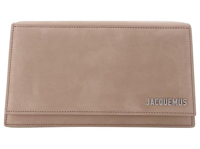 Jacquemus Le Bambino Homme in Pelle Beige  ref.625635