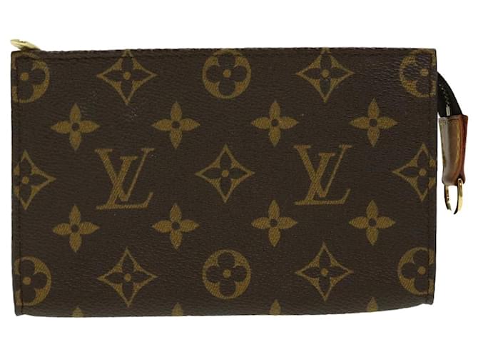 LOUIS VUITTON Monogram Bucket PM Pochette accessoire LV Auth rd2657 Toile  ref.625919